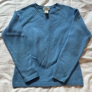 Vintage L.L. Bean Blue Crew Neck Sweater